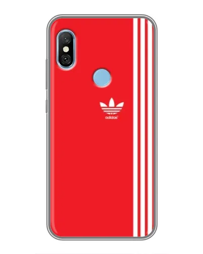 Чехол для Xiaomi Redmi 6 pro с картинкой «Красный минимализм Adidas» Чехол для Xiaomi Redmi 6 pro с картинкой «Красный минимализм Adidas»