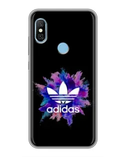Чехол для Xiaomi Redmi 6 pro с картинкой «Взрыв красок Adidas»