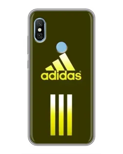 Чехол для Xiaomi Redmi 6 pro с картинкой «Оливковый градиент Adidas»