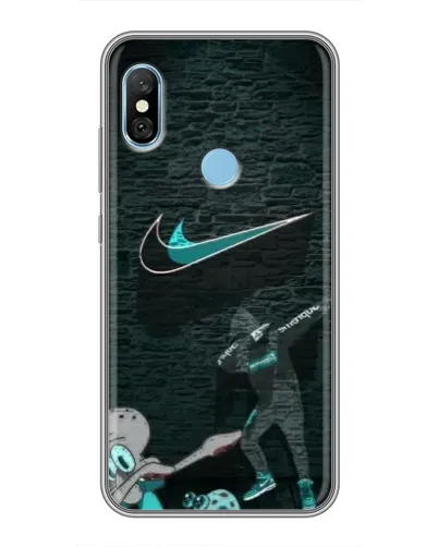 Чехол для Xiaomi Redmi 6 pro с картинкой «Спортивный арт Nike»