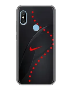 Чехол для Xiaomi Redmi 6 pro с картинкой «Абстрактный дизайн Nike»