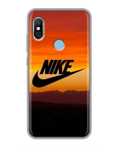 Чехол для Xiaomi Redmi 6 pro с картинкой «Nike — вечерний горизонт»