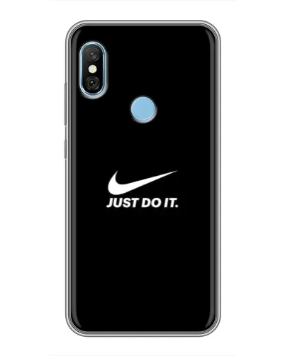 Чехол для Xiaomi Redmi 6 pro с картинкой «Минимализм от Nike»