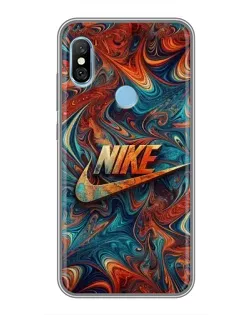 Чехол для Xiaomi Redmi 6 pro с картинкой «Nike в абстракции»