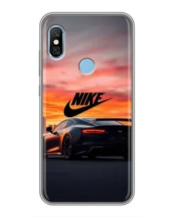 Чехол для Xiaomi Redmi 6 pro с картинкой «Nike и суперкар»