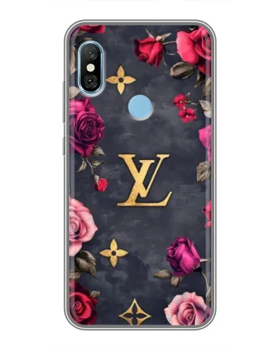 Чехол для Xiaomi Redmi 6 pro с картинкой «Цветочный Louis Vuitton» Чехол для Xiaomi Redmi 6 pro с картинкой «Цветочный Louis Vuitton»