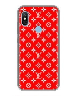 Чехол для Xiaomi Redmi 6 pro с картинкой «Яркий паттерн LV»