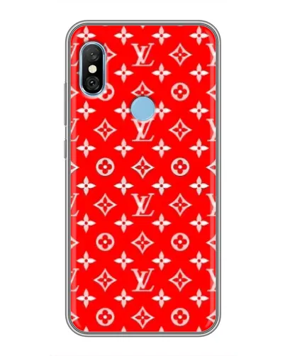 Чехол для Xiaomi Redmi 6 pro с картинкой «Яркий паттерн LV» Чехол для Xiaomi Redmi 6 pro с картинкой «Яркий паттерн LV»
