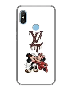 Чехол для Xiaomi Redmi 6 pro с картинкой «LV и Микки Маус»
