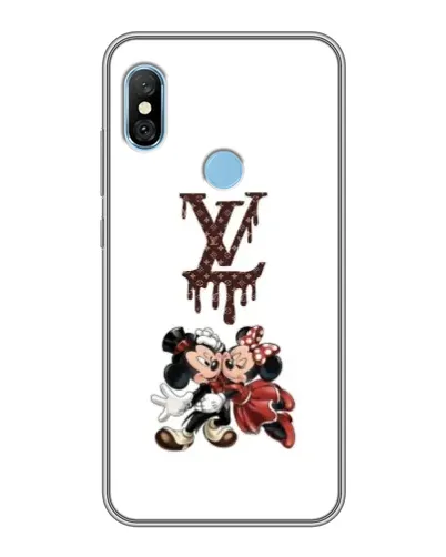 Чехол для Xiaomi Redmi 6 pro с картинкой «LV и Микки Маус» Чехол для Xiaomi Redmi 6 pro с картинкой «LV и Микки Маус»