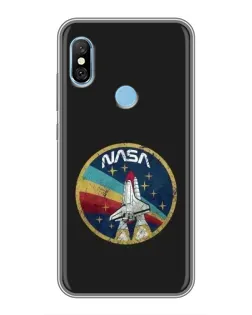 Чехол для Xiaomi Redmi 6 pro с картинкой «NASA — эмблема миссии» Чехол для Xiaomi Redmi 6 pro с картинкой «NASA — эмблема миссии»