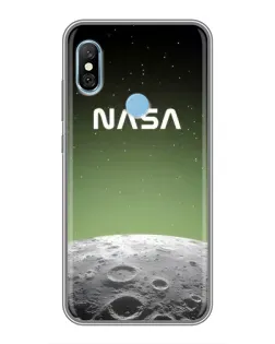 Чехол для Xiaomi Redmi 6 pro с картинкой «NASA — лунный градиент»