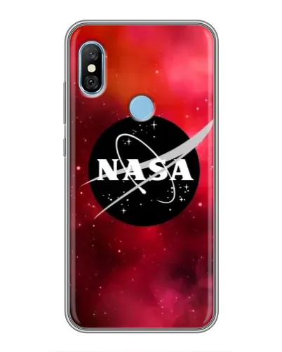 Чехол для Xiaomi Redmi 6 pro с картинкой «NASA — красная туманность»