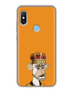 Чехол для Xiaomi Redmi 6 pro с картинкой «Золотая обезьяна Bored Ape»