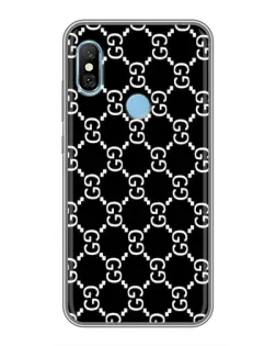 Чехол для Xiaomi Redmi 6 pro с картинкой «Gucci — сетчатый паттерн» Чехол для Xiaomi Redmi 6 pro с картинкой «Gucci — сетчатый паттерн»