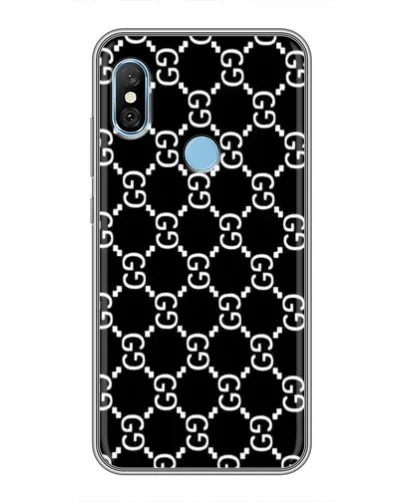 Чехол для Xiaomi Redmi 6 pro с картинкой «Gucci — сетчатый паттерн»
