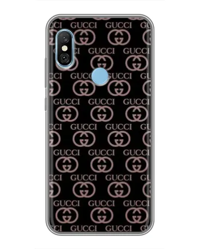 Чехол для Xiaomi Redmi 6 pro с картинкой «Классическая монограмма Gucci»
