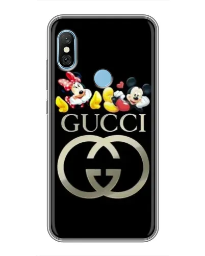Чехол для Xiaomi Redmi 6 pro с картинкой «Gucci — герои Disney»