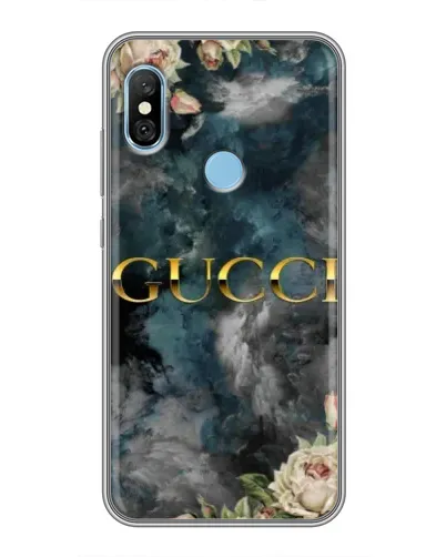 Чехол для Xiaomi Redmi 6 pro с картинкой «Абстрактные цветы Gucci» Чехол для Xiaomi Redmi 6 pro с картинкой «Абстрактные цветы Gucci»