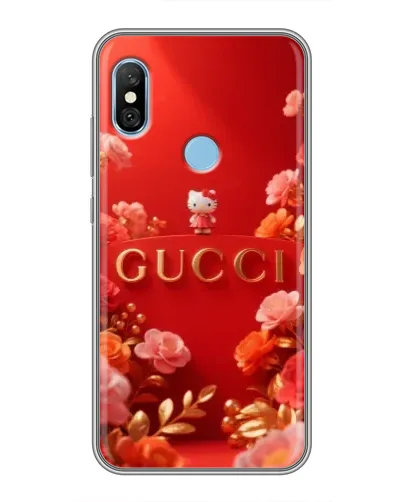 Чехол для Xiaomi Redmi 6 pro с картинкой «Gucci — золотой сад»