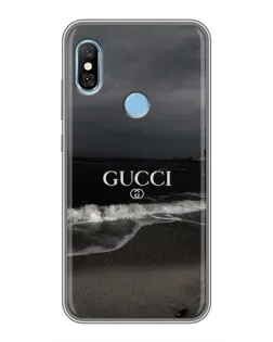 Чехол для Xiaomi Redmi 6 pro с картинкой «Gucci — морской прибой»