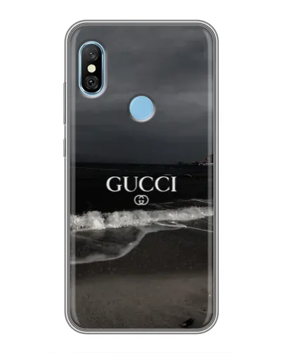Чехол для Xiaomi Redmi 6 pro с картинкой «Gucci — морской прибой»