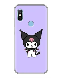Чехол для Xiaomi Redmi 6 pro с картинкой «Kuromi — нежный фиолетовый» Чехол для Xiaomi Redmi 6 pro с картинкой «Kuromi — нежный фиолетовый»