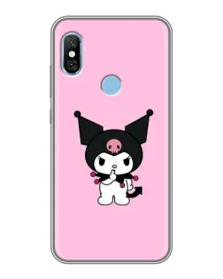 Чехол для Xiaomi Redmi 6 pro с картинкой «Kuromi — розовая нежность» Чехол для Xiaomi Redmi 6 pro с картинкой «Kuromi — розовая нежность»