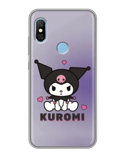 Чехол для Xiaomi Redmi 6 pro с картинкой «Kuromi — фиолетовый арт» Чехол для Xiaomi Redmi 6 pro с картинкой «Kuromi — фиолетовый арт»
