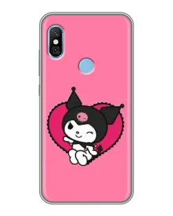 Чехол для Xiaomi Redmi 6 pro с картинкой «Kuromi — любовь в сердце» Чехол для Xiaomi Redmi 6 pro с картинкой «Kuromi — любовь в сердце»