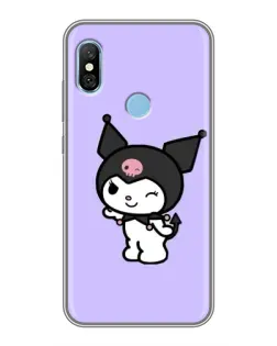 Чехол для Xiaomi Redmi 6 pro с картинкой «Классическая Kuromi» Чехол для Xiaomi Redmi 6 pro с картинкой «Классическая Kuromi»