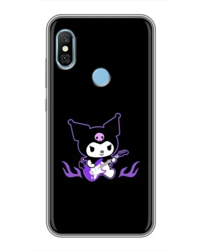 Чехол для Xiaomi Redmi 6 pro с картинкой «Электрическая Kuromi» Чехол для Xiaomi Redmi 6 pro с картинкой «Электрическая Kuromi»
