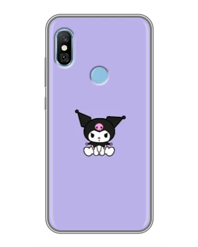 Чехол для Xiaomi Redmi 6 pro с картинкой «Kuromi — фиолетовый минимализм» Чехол для Xiaomi Redmi 6 pro с картинкой «Kuromi — фиолетовый минимализм»