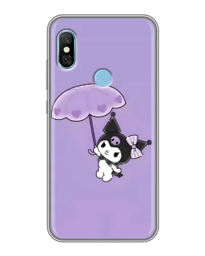 Чехол для Xiaomi Redmi 6 pro с картинкой «Kuromi с зонтиком» Чехол для Xiaomi Redmi 6 pro с картинкой «Kuromi с зонтиком»
