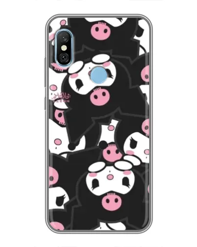 Чехол для Xiaomi Redmi 6 pro с картинкой «Kuromi с сердечком» Чехол для Xiaomi Redmi 6 pro с картинкой «Kuromi с сердечком»