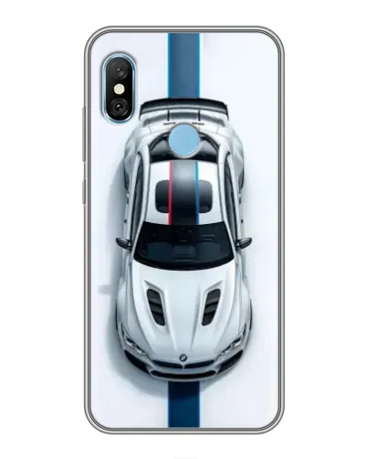 Чехол для Xiaomi Redmi 6 pro с картинкой «Вид сверху — BMW M»