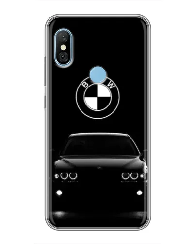 Чехол для Xiaomi Redmi 6 pro с картинкой «BMW — взгляд из темноты»