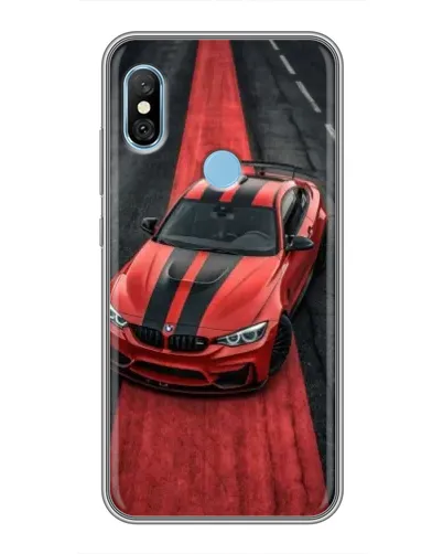 Чехол для Xiaomi Redmi 6 pro с картинкой «BMW на красной дорожке»