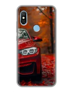 Чехол для Xiaomi Redmi 6 pro с картинкой «Осенняя BMW M4»