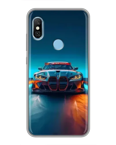 Чехол для Xiaomi Redmi 6 pro с картинкой «BMW — огни неона» Чехол для Xiaomi Redmi 6 pro с картинкой «BMW — огни неона»