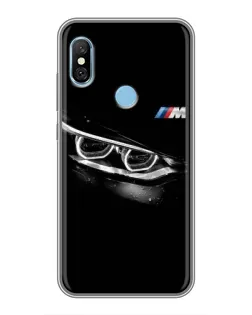 Чехол для Xiaomi Redmi 6 pro с картинкой «BMW — взгляд тигра»