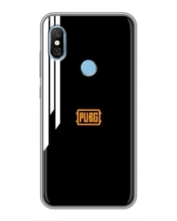 Чехол для Xiaomi Redmi 6 pro с картинкой «PUBG — вертикальные линии»