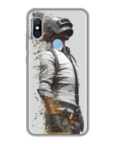 Чехол для Xiaomi Redmi 6 pro с картинкой «PUBG — боец в пыли» Чехол для Xiaomi Redmi 6 pro с картинкой «PUBG — боец в пыли»