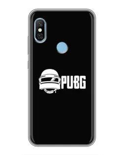 Чехол для Xiaomi Redmi 6 pro с картинкой «PUBG — классический лого»