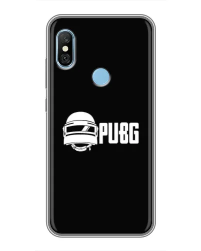 Чехол для Xiaomi Redmi 6 pro с картинкой «PUBG — классический лого» Чехол для Xiaomi Redmi 6 pro с картинкой «PUBG — классический лого»