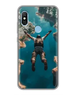 Чехол для Xiaomi Redmi 6 pro с картинкой «PUBG — свободное падение»