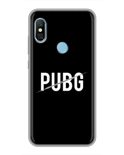 Чехол для Xiaomi Redmi 6 pro с картинкой «PUBG — белый логотип» Чехол для Xiaomi Redmi 6 pro с картинкой «PUBG — белый логотип»