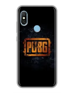 Чехол для Xiaomi Redmi 6 pro с картинкой «PUBG — золотой логотип»