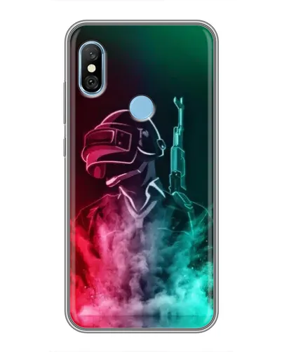 Чехол для Xiaomi Redmi 6 pro с картинкой «PUBG — огненный воин» Чехол для Xiaomi Redmi 6 pro с картинкой «PUBG — огненный воин»