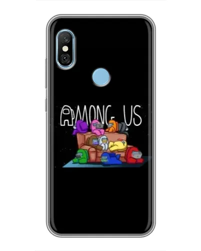 Чехол для Xiaomi Redmi 6 pro с картинкой «Логотип Among Us» Чехол для Xiaomi Redmi 6 pro с картинкой «Логотип Among Us»